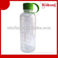 Portable clear pc drinking water bottle 750ml